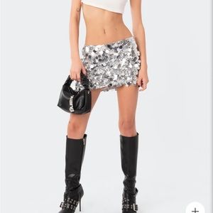 COPY - Sabrina Low-Rise Sequin Skirt Edikted